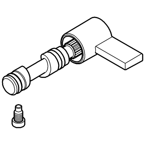 Grohe Mischwelle + Hebel chrom für Elektronische Armaturen 42363000