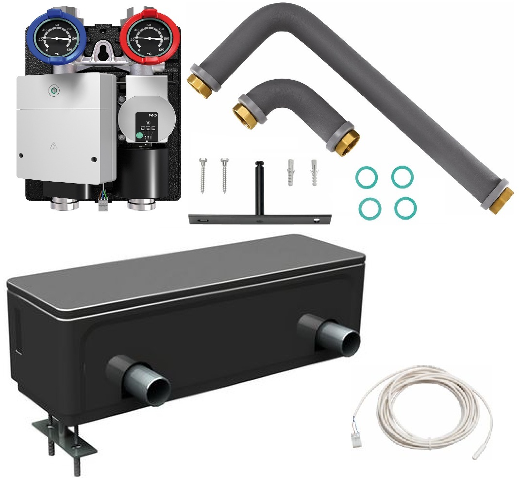 Buderus Logaplus-Paket WE5.1 bis 35 kW Weiche WHY 120/80, HSM32, WMS1, Verrohrung 7739607551