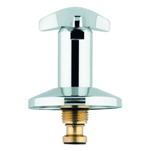Grohe Oberteil für Unterputz-Ventile Trecorn Griff mit Markierung rot 1/2" chrom 11502000
