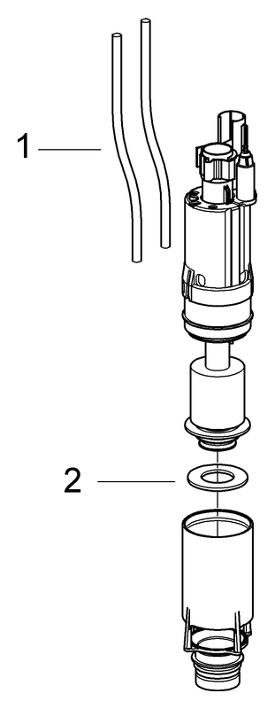 Grohe Ablaufventil für 2-Mengen-Spülkasten 42253000