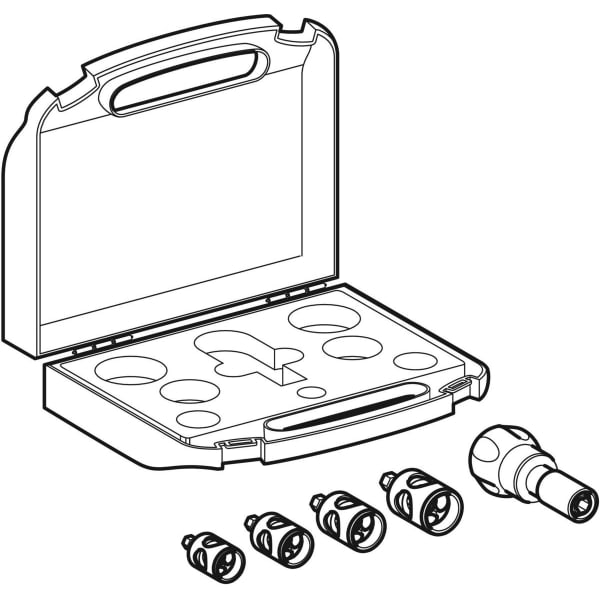 Geberit Mepla Set Entgrat- und Kalibrieraufsätze d=16/20/26/32mm 690.920.00.1