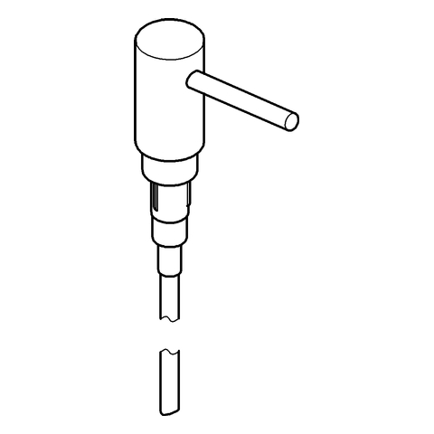 Grohe Pumpvorrichtung supersteel für Accessoires 48167DC0