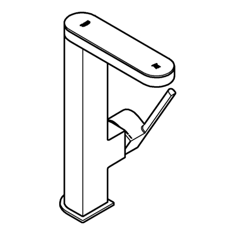 Grohe Plus Einhand-Waschtischbatterie chrom L-Size mit digitalem Display 23959003