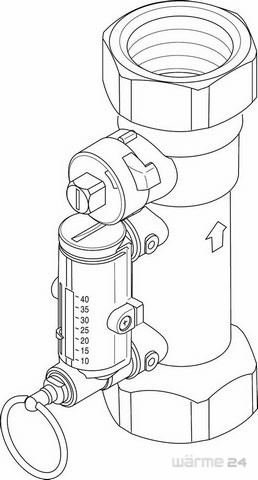 Bosch / Buderus Durchflussmesser 10-40 l/min 87185320970
