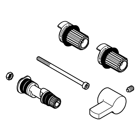 Grohe Mischwelle mit Hebel für Bau Cosmo E IR-Elektr. mit Mischung chrom 42581000