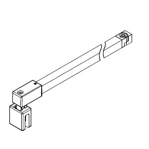 HSK Stabilisationsbügel komplett,Länge 2.000mm, edelstahl E100340-20-90