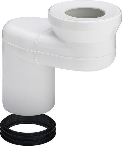 Viega Versprungbogen 8090.1 in DN100 Versprung 120mm Kunststoff weiß 340780