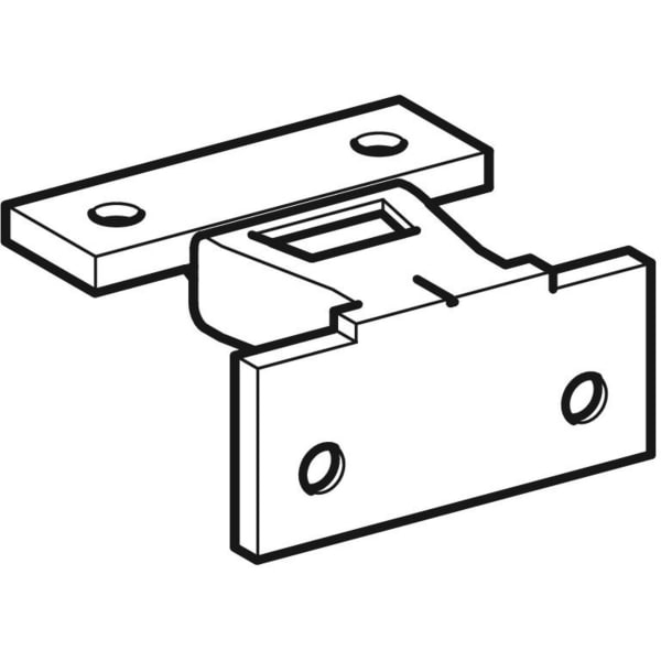 Geberit Set Spiegelklemmen für Spiegelschrank Citterio, 2 Stück 595559000