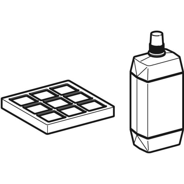Geberit Set Aktivkohlefilter und Düsenreiniger für Geberit AquaClean 8000+ WC-komplett-Anl. 240.625.00.1