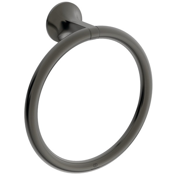 Ideal Standard Handtuchring La Dolce Vita 218 mm rund grau metallic T5502A5