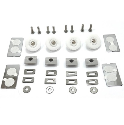 Kermi Set Laufrollen für Viertelkreis-Duschkabine (Gleittüren) (I2 T..), oben und unten 2533855
