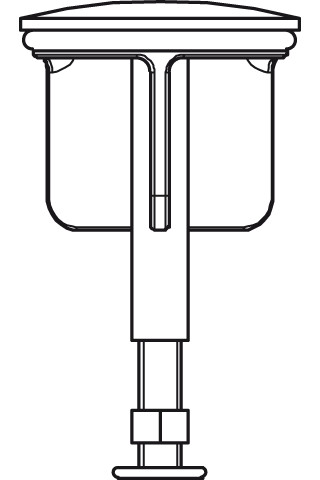 Ideal Standard Jado Ablaufstopfen, Edelmessing H960100A9