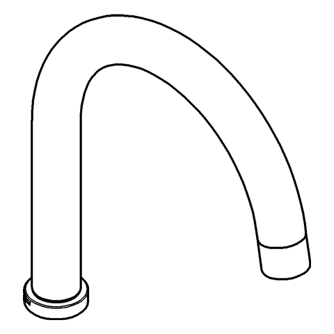 Grohe Auslauf chrom für Zweigriffarmaturen 13170000