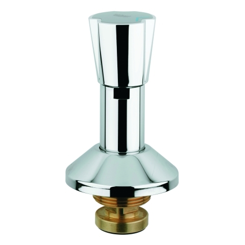 Grohe Oberteil 1 1/4" für Unterputz-Ventile Dreikantgriff blau/rot chrom 11516000