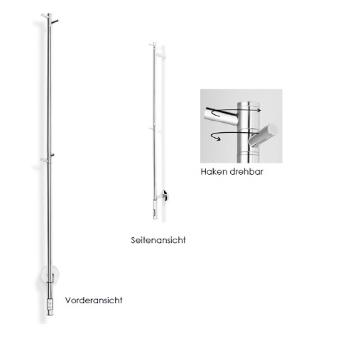 Avenarius Handtuchwärmer, Höhe 140cm 9055201016