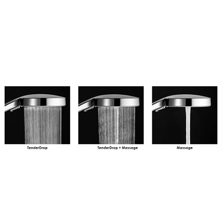 Avenarius TenderDrop-Handbrause 3-fach chrom 9007363010