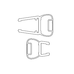 HSK Magnetprofil 90° chrom E100056-6Alu-1-S