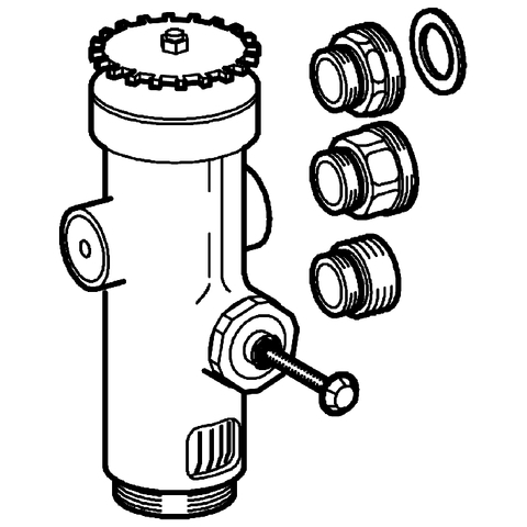 Grohe WC-Druckspüler Wandeinbau DN20 Austauscharmatur Niederdruck 43997000