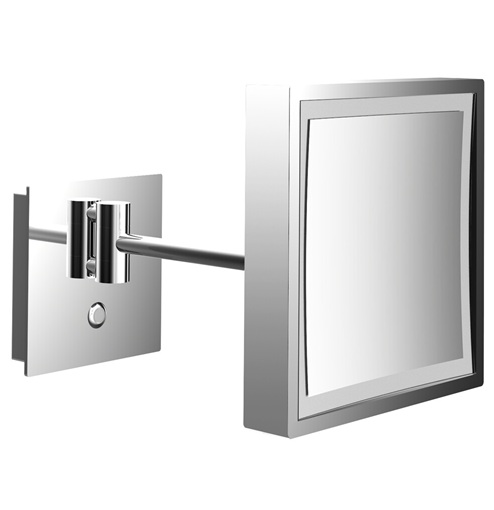 Emco LED-Kosmetikspiegel Pure LED 3-fach, 1-armig 203x203mm, direktanschluss 109413309