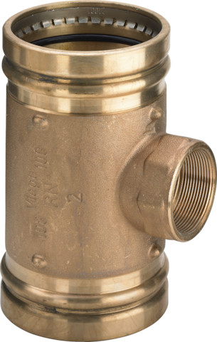 Viega T-Stück Sanpress XL 2217.2XL in 76,1mm x Rp3/4 x 76,1mm 354572