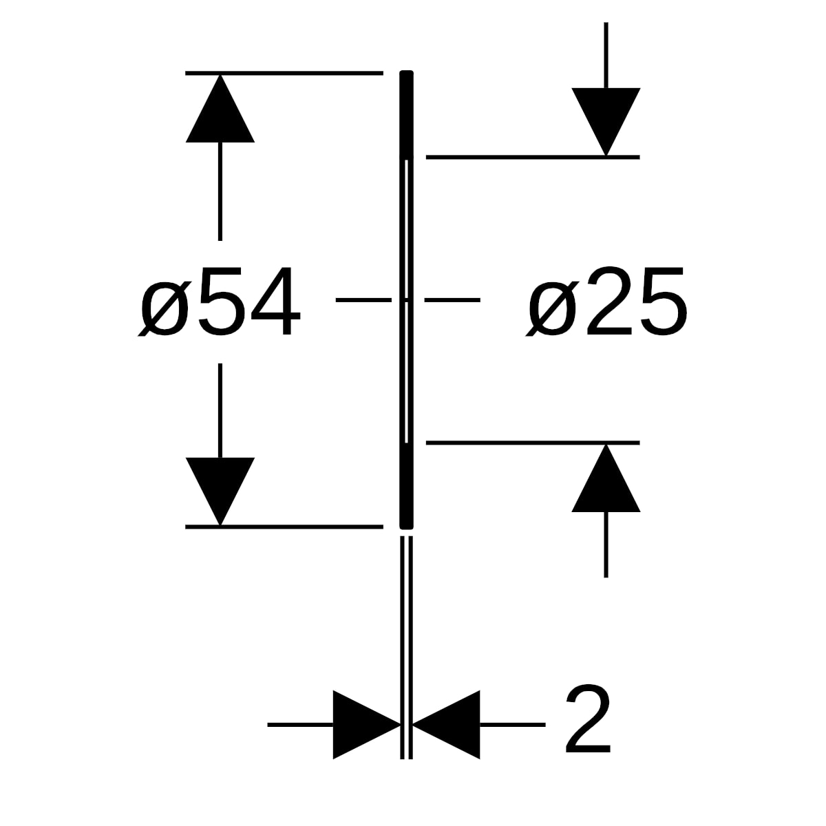 Geberit Flanschdichtung Faserverbundwerkstoff DN20, PN 6 600.052.00.1