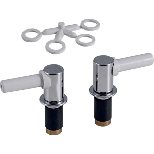 Geberit Set Scharniere, abnehmbar (2 Stück) verchromt 597110000