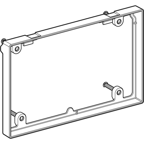 Geberit Ausgleichsrahmen für Sigma60 Betätigungsplatte für Sigma UP-Spülkasten, 12cm 242.584.00.1
