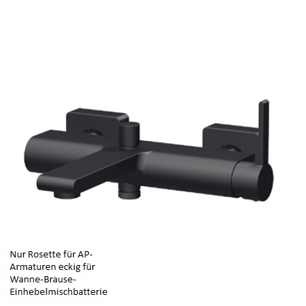 Avenarius Rosette für AP-Armaturen eckig 9909100040