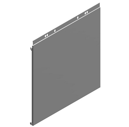 Bosch / Buderus Seitenteil unten silber 8738211604