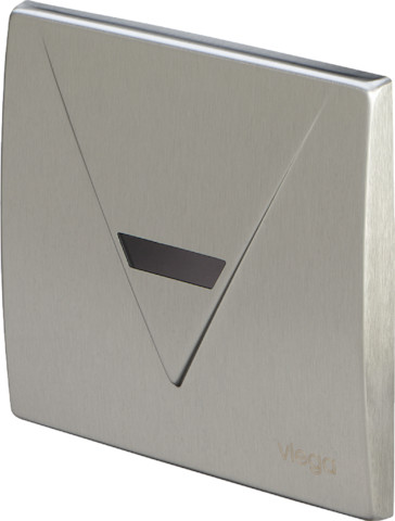 Viega Abdeckplatte VfL 1 8128.46 in 150x135mm Edelstahl weiß-alpin 495145
