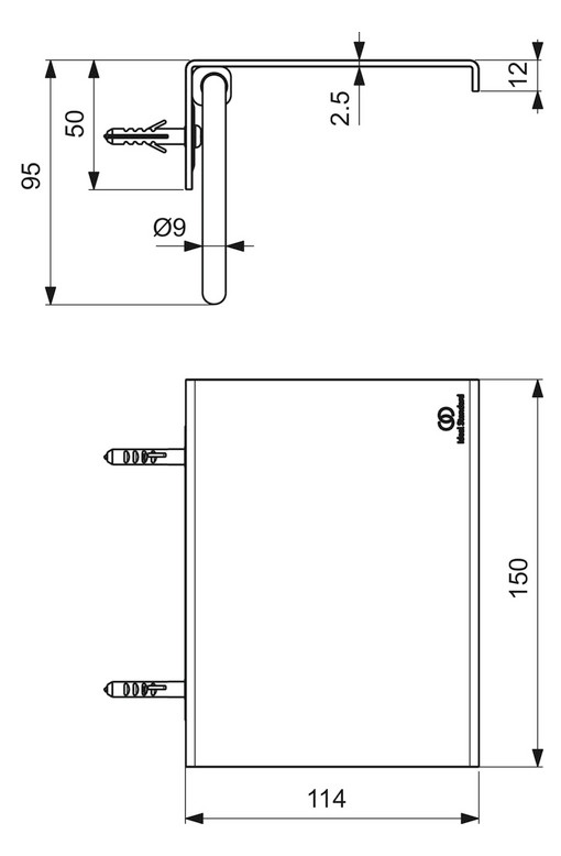 Ideal Standard Papierrollenhalter Alu+ rose BD592RO
