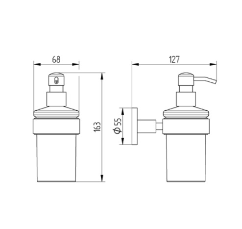 Avenarius Seifenspender Füllmenge 150ml 1901300015