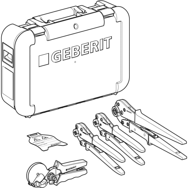 Geberit Mepla Handpresswerkzeug in Koffer d16-26 690.486.00.4