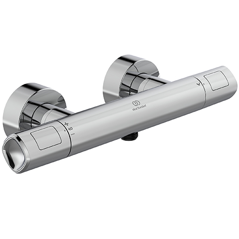 Ideal Standard Brausethermostat AP Ceratherm T100 Ausladung 78mm, chrom A7229AA