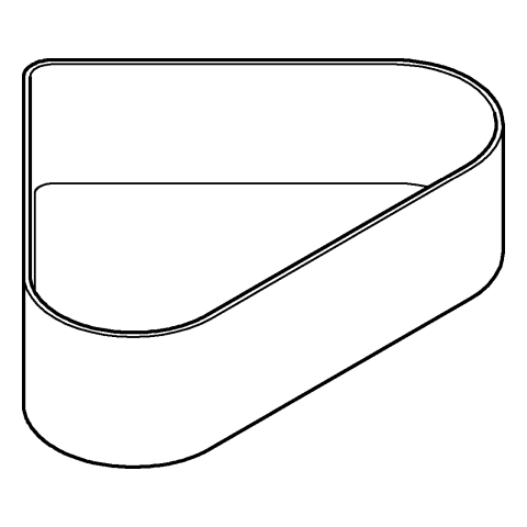 Grohe Ersatzseifenschale für Selection Eckablage mit Halter 40994000
