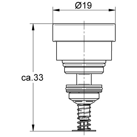 Eichelberg Aufputz-Umstellung für Einhand-Wannenbatterie mit seitlich Umstellung chrom 44042726