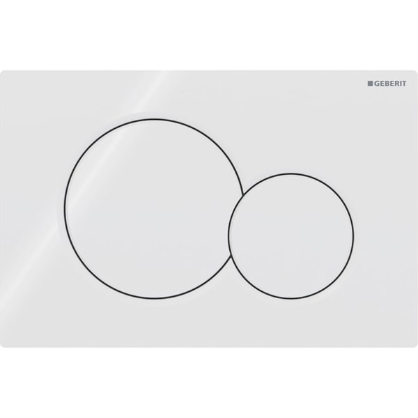 Geberit Sigma01 Betätigungsplatte, für 2-Mengen-Spülung weiß 115.770.11.5