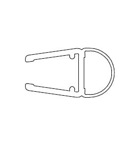 HSK O-Dichtprofil vertikal 100078-8-5-S