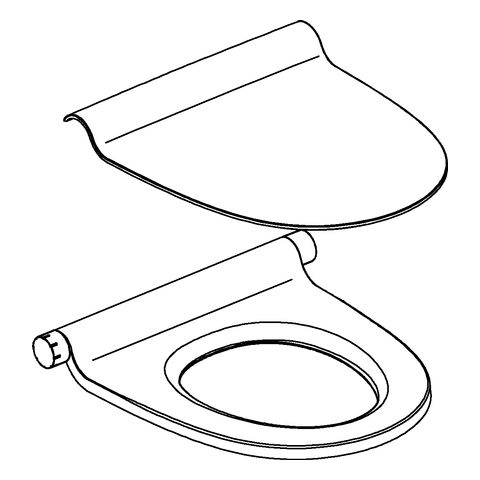 Grohe WC-Sitz und -Deckel für Sensia IGS Dusch-WC 14913000
