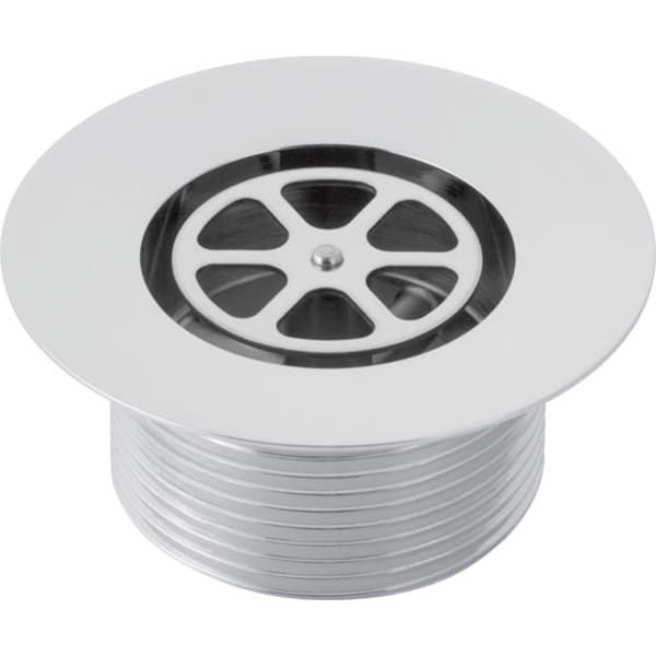 Geberit Ablaufventil mit Rundgewinde G1 1/2" di40 glanzverchromt H 4,5 152.901.21.1