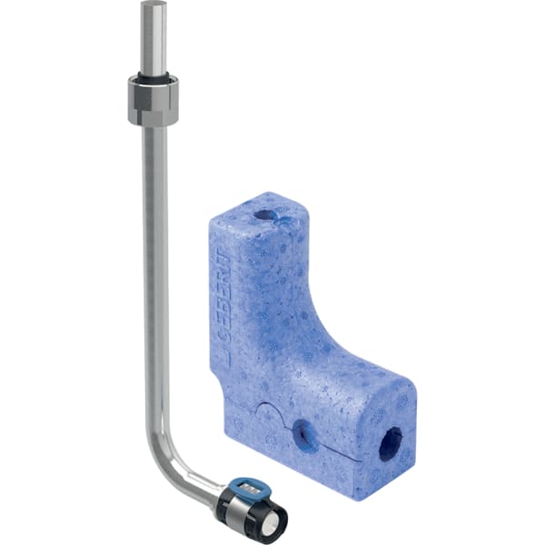 Geberit FlowFit Metallrohr-Anschlussbogen 90 Grad SiBr/Cu d20-d15 L100 619.411.22.1
