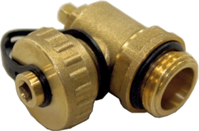 Wolf FE-Hahn mit Kappe 90 flachdichtend AG 1/2" 2073136