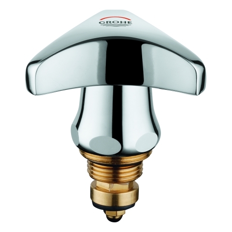 Grohe Oberteil mit Trecorn Griff Markierung rot 3/8" chrom 11006000