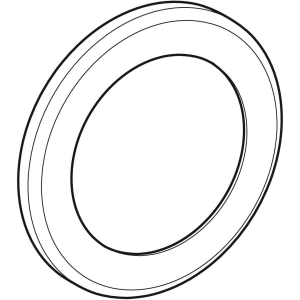 Geberit Typ 10 IR Taster Rosette mattschwarz 245.553.14.1