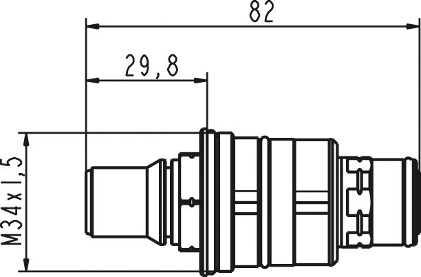 Ideal Standard Thermoelement für AP- und UP-Thermostate A962229NU