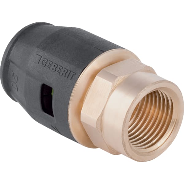 Geberit PushFit Übergang mit IG Rotguss d25-Rp1 652.543.00.1