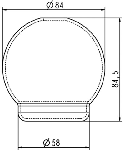 Ideal Standard JADO Ersatzglas für Lotionspender, Opalglas H960395NU