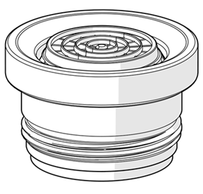 Hansa Luftsprudler und Schlüssel STD B Laminar Matt-Schwarz 1014220V-33