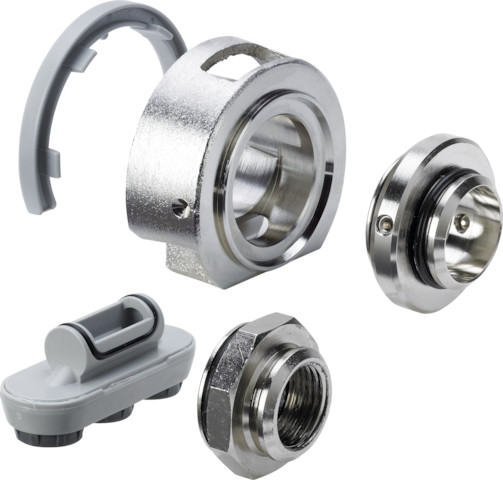 Viega Umrüstset 6161.99 aus Messing matt-vernickelt 312213