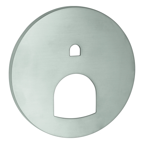 Grohe Rosette rund für Einhandmischer-Fertigmonatge-Set mit 2-Wege Umstellung supersteel 49118DC0